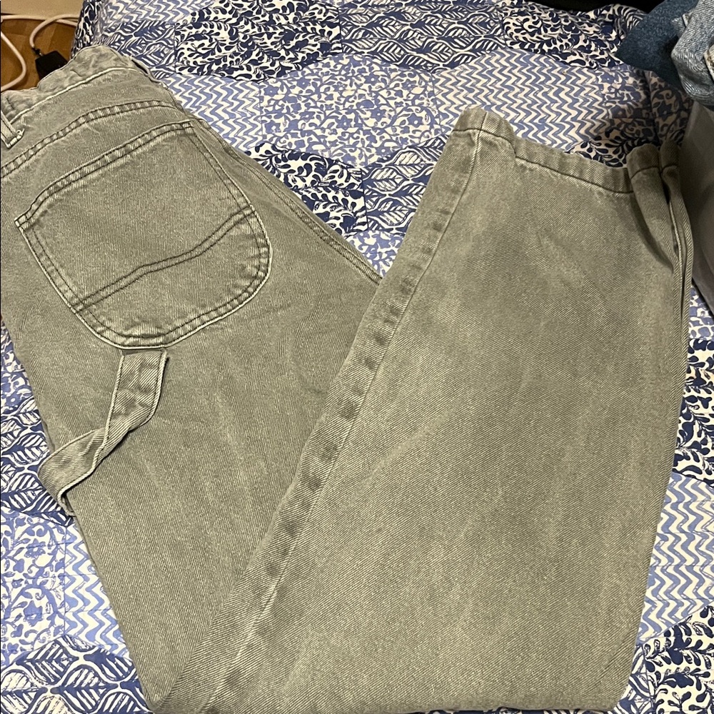 Cotton On Women's Relaxed Green Jeans